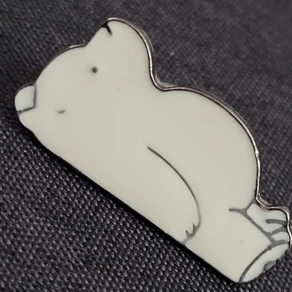 We Bare Bears Ice Bear Resting Enamel Pin - Picture 6 of 10